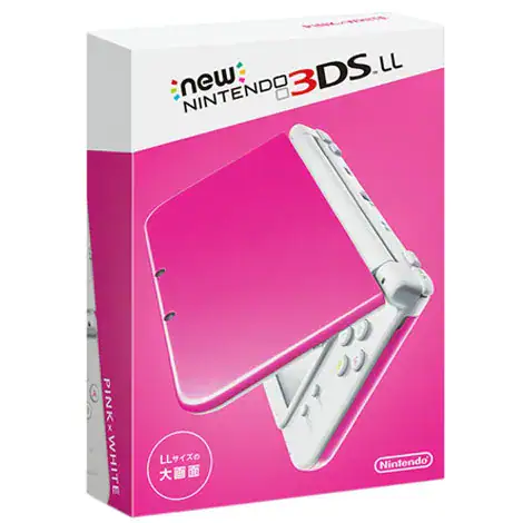 New ニンテンドー3DSLL本体 ピンク×ホワイト REDSPAAAの商品画像