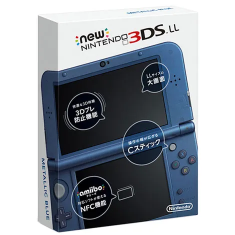 New ニンテンドー3DSLL本体 メタリックブルー REDSBAAAの商品画像