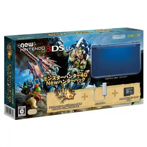 New ニンテンドー3DSLL本体 モンスターハンター4G NewハンターパックREDSBADCの商品画像