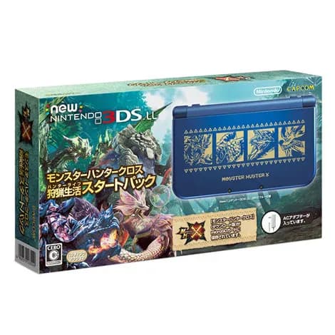 New ニンテンドー3DSLL本体 モンスターハンタークロス 狩猟生活スタートパック REDSBBDFの商品画像