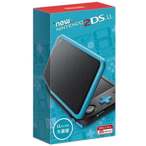 Newニンテンドー2DSLL本体 ブラック×ターコイズJANSBAAAの商品画像
