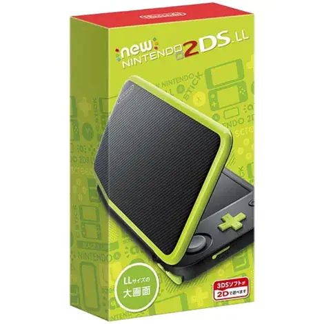 Newニンテンドー2DSLL本体 ブラック×ライムJANSMAAAの商品画像