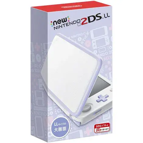 Newニンテンドー2DSLL本体 ホワイト×ラベンダーJANSUAAAの商品画像