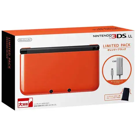 ニンテンドー3DSLL本体 リミテッドパック オレンジXブラック SPRSOKAFの商品画像