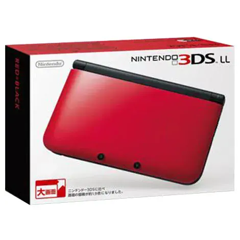 ニンテンドー3DSLL本体 レッド×ブラック SPRSRKAAの商品画像