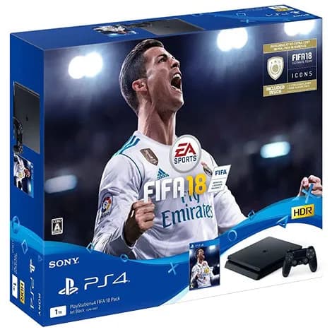 ソニー・インタラクティブエンタテインメント PlayStation 4 FIFA 18 Pack 1TB CUHJ-10017の商品画像
