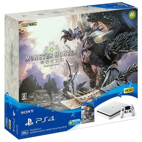 PlayStation4 MONSTER HUNTER: WORLD Starter Pack WhiteCUHJ-10023の商品画像