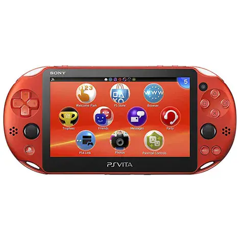 PlayStation Vita本体 Wi-Fiモデル メタリック・レッドPCH-2000ZA26の商品画像