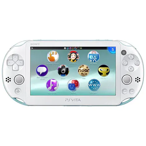 PlayStation Vita本体 Wi-Fiモデル ライトブルー/ホワイト PCH-2000ZA14の商品画像