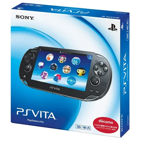 PlayStation Vita 3G/Wi-Fiモデル PCH-1100AA01 クリスタル・ブラック (初回版)の商品画像