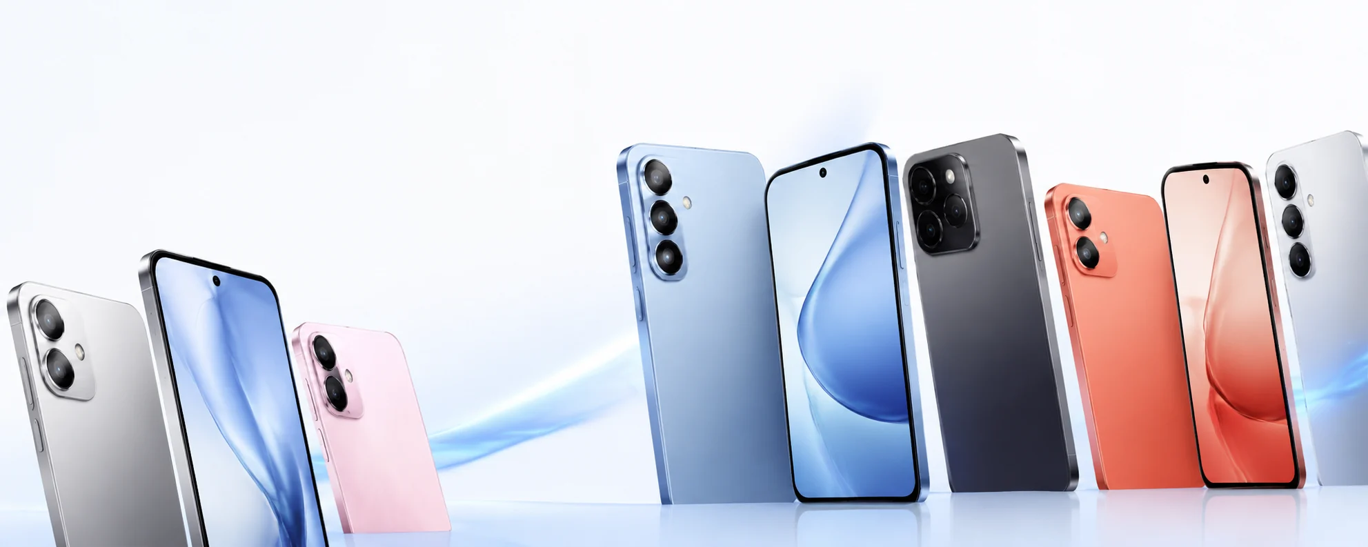 さまざまなスマートフォンのシリーズイメージ